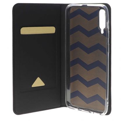 4smarts Flip Case URBAN Lite - кожен калъф с поставка и отделение за кр. карта за Samsung Galaxy A50 (черен) 5