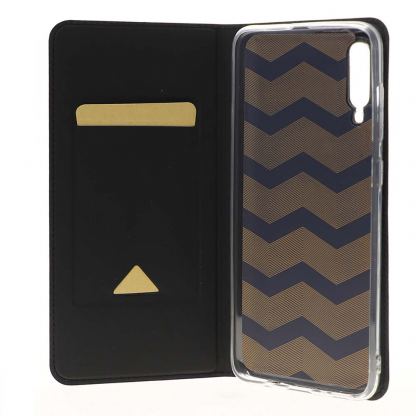 4smarts Flip Case URBAN Lite - кожен калъф с поставка и отделение за кр. карта за Samsung Galaxy A70 (черен) 5