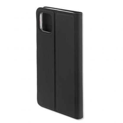 4smarts Flip Case URBAN Lite - кожен калъф с поставка и отделение за кр. карта за iPhone 11 (черен) 4