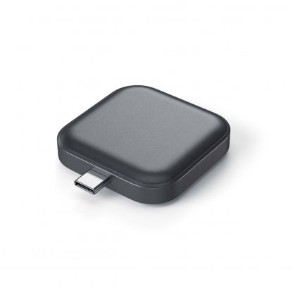 Satechi USB-C Magnetic Charging Dock for Apple Watch - USB-C док за зареждане на Apple Watch (тъмносив) 2