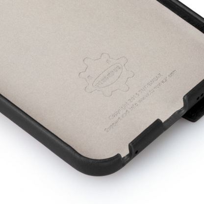 Tunewear Finger Slip Case - кожен кейс (естествена кожа) за iPhone 6/6S Plus (черeн) 2