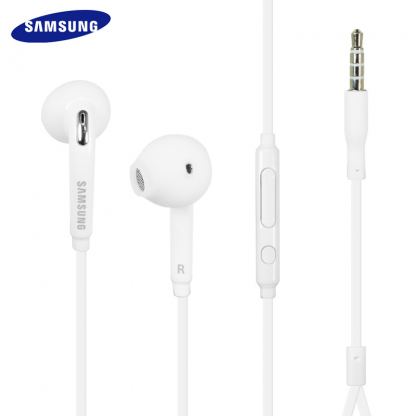 Samsung Headset Stereo EO-EG920 - слушалки с микрофон и управление на звука за Samsung мобилни устройства (бял) (bulk)