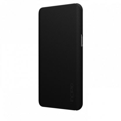 Incipio Lancaster Folio Case - кожен калъф, тип портфейл и поставка за Samsung Galaxy S6 Edge Plus (черен) 2