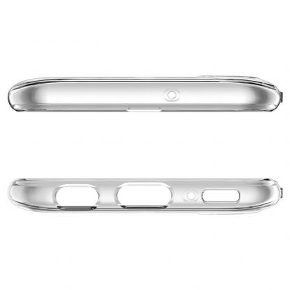 Spigen Liquid Crystal Case - тънък качествен силиконов (TPU) калъф за Samsung Galaxy A40 (прозрачен)  7