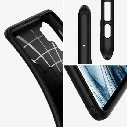 Spigen Rugged Armor Case - тънък качествен силиконов (TPU) калъф за Xiaomi Mi Note 10, Note 10 Pro (черен) 3