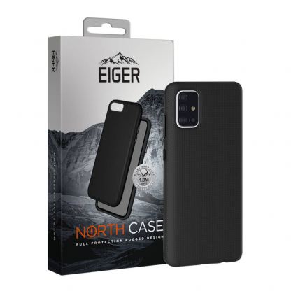 Eiger North Case - хибриден удароустойчив кейс за Samsung Galaxy A51 (черен)