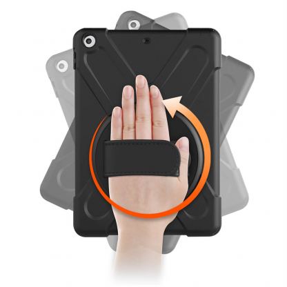 Eiger Peak 500m Case - удароустойчив хибриден кейс от най-висок клас за iPad 7 (2019) (черен) 4