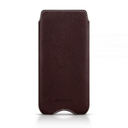 Beyzacases Zero - кожен калъф (естествена кожа, ръчна изработка) за iPhone 6, iPhone 6S (кафяв) 2