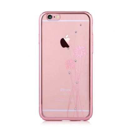 Comma Crystal Ballet Case - поликарбонатов кейс за iPhone 6 Plus, iPhone 6S Plus (с кристали Сваровски) (розов) 2