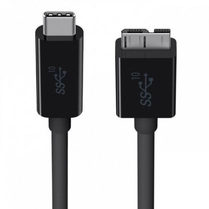 Belkin Superspeed+ USB 3.1 Data Cable USB-C към Micro-B - супербърз USB 3.1 кабел (100 см.) за MacBook 12 и компютри с USB-C порт 2
