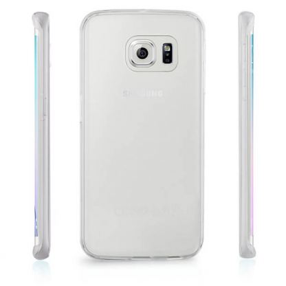 Ultra-Slim Case - тънък силиконов (TPU) калъф (0.3 mm) за Samsung Galaxy S6 Edge Plus (прозрачен) 2