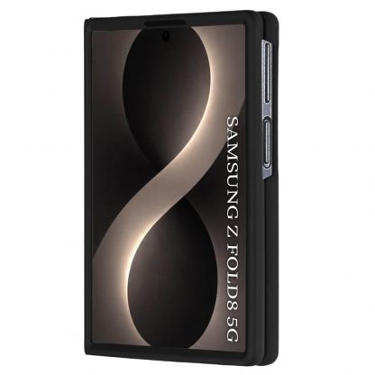 Хибриден удароустойчив кейс с пръстен против изпускане за Samsung Galaxy Z Fold8 - Techsuit Glinth Hybrid Case (черен-прозрачен) 4