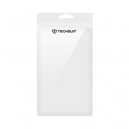 Хибриден удароустойчив кейс с вградена поставка за Samsung Galaxy Z Flip8 - Techsuit CamGuard Pro Case (червен) 5