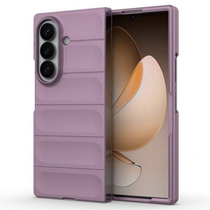 Удароустойчив поликарбонатов кейс за Samsung Galaxy Z Fold8 Ultra - Techsuit Magic Shield Hard Case (лилав) 2