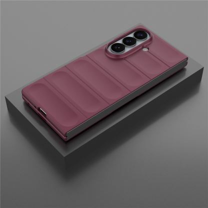 Удароустойчив поликарбонатов кейс за Samsung Galaxy Z Fold8 Ultra - Techsuit Magic Shield Hard Case (бордо) 4