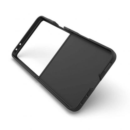 Удароустойчив поликарбонатов кейс за Samsung Galaxy Z Flip8 - Techsuit Magic Shield Hard Case (черен) 4