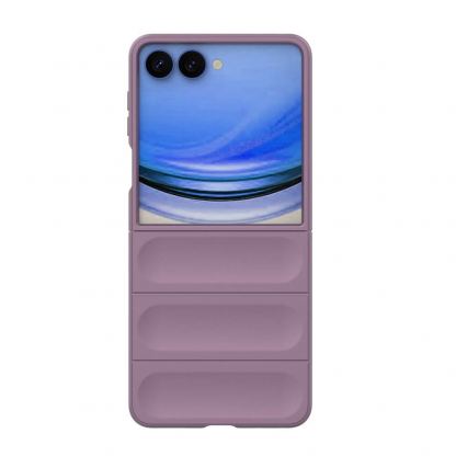 Удароустойчив поликарбонатов кейс за Samsung Galaxy Z Flip8 - Techsuit Magic Shield Hard Case (лилав) 3