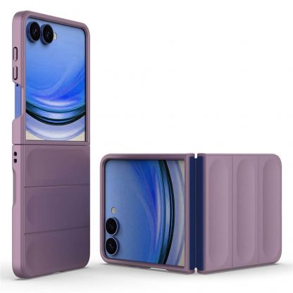 Удароустойчив поликарбонатов кейс за Samsung Galaxy Z Flip8 - Techsuit Magic Shield Hard Case (лилав) 4