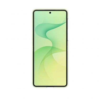 Оригинален силиконов кейс с пръстен против изпускане за Samsung Galaxy Z Flip8 - Samsung Silicone Magnet Cover Case With Ring EF-EF776CGE (светлозелен) 4