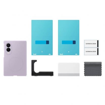 Оригинален силиконов кейс с MagSafe поддръжка за Samsung Galaxy Z Fold8 - Samsung Silicone Magnet Cover Case EF-EF971CVE (лилав) 5