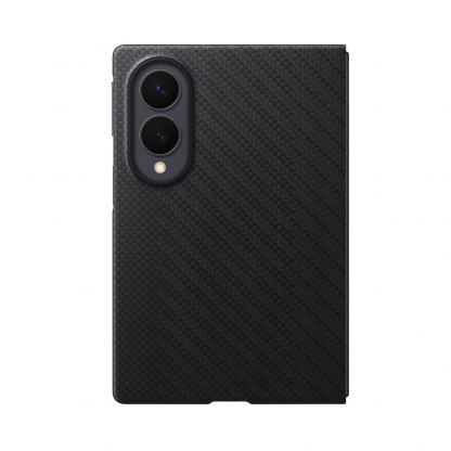 Оригинален кевларен кейс с Qi2 за Samsung Galaxy Z Fold8 - Samsung Carbon Magnet Case EF-KF971SBE (черен) 3