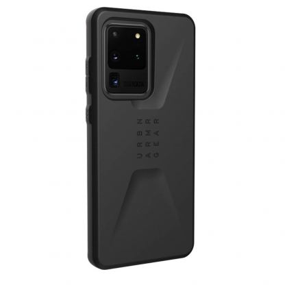Urban Armor Gear Civilian - удароустойчив хибриден кейс за Samsung Galaxy S20 Ultra (черен) 2