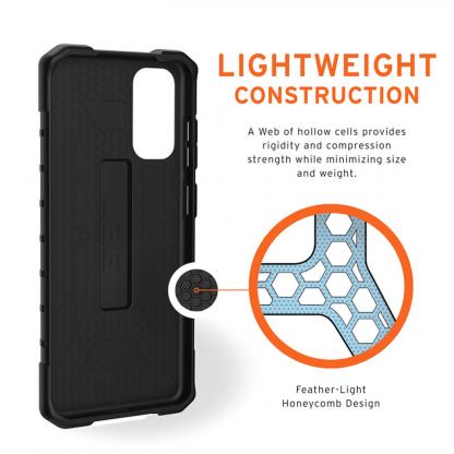 Urban Armor Gear Pathfinder - удароустойчив хибриден кейс за Samsung Galaxy S20 (черен) 7