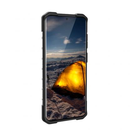 Urban Armor Gear Plasma - удароустойчив хибриден кейс за Samsung Galaxy S20 (черен-прозрачен) 7
