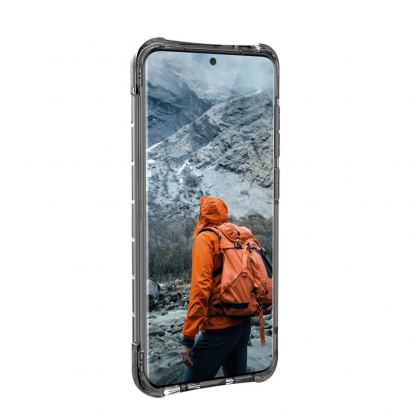 Urban Armor Gear Plyo Case - удароустойчив хибриден кейс за Samsung Galaxy S20 (прозрачен) 3