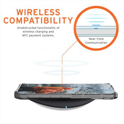 Urban Armor Gear Plyo Case - удароустойчив хибриден кейс за Samsung Galaxy S20 Plus (прозрачен) 7