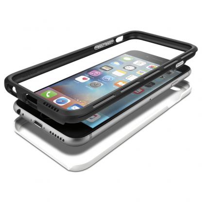 Spigen Thin Fit Hybrid Case - хибриден кейс с висока степен на защита за iPhone 6, iPhone 6S (бял) 3