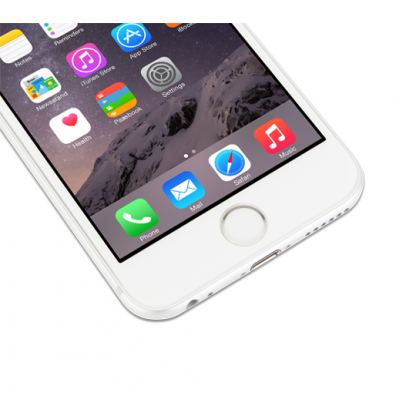 Moshi iVisor AG - обхващащо ръбовете матово защитно покритие за iPhone SE (2022), iPhone SE (2020), iPhone 8, iPhone 7, iPhone 6, iPhone 6S (бял) 6