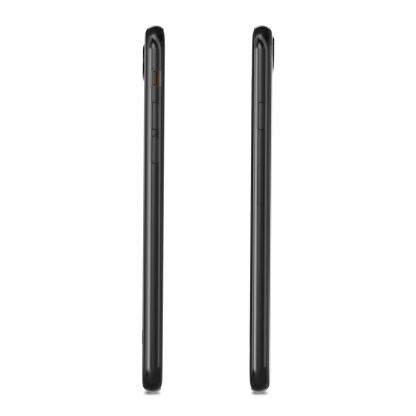 Moshi SuperSkin - тънък силиконов (TPU) калъф (0.35 mm) за iPhone SE (2020), iPhone 8, iPhone 7 (черен-прозрачен) 3