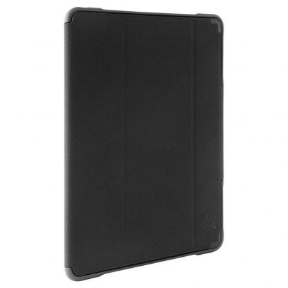 STM Dux Plus Ultra Protective Case - удароустойчив хибриден кейс с отделение за Apple Pencil за iPad Air 3 (2019), iPad Pro 10.5 (2017) (черен) 5
