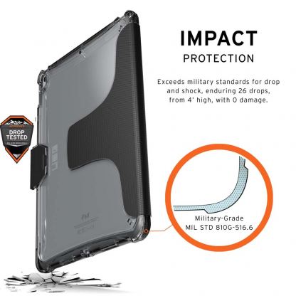 Urban Armor Gear Plyo Case - удароустойчив хибриден кейс за iPad Air 3 (2019) (прозрачен) 5