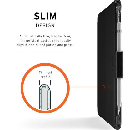 Urban Armor Gear Plyo Case - удароустойчив хибриден кейс за iPad Air 3 (2019) (прозрачен) 6