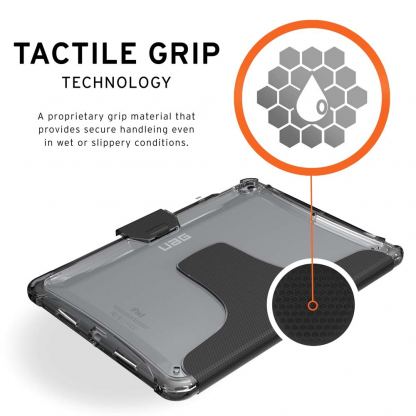 Urban Armor Gear Plyo Case - удароустойчив хибриден кейс за iPad Air 3 (2019) (прозрачен) 7