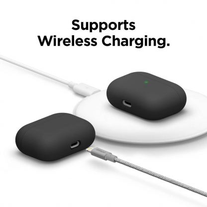 Elago Airpods Pro Liquid Hybrid Case - твърд силиконов кейс за Apple Airpods Pro (черен) 6