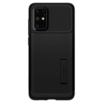 Spigen Slim Armor Case - хибриден кейс с отделение за кр. карти и най-висока степен на защита за Samsung Galaxy S20 Plus (черен) 8