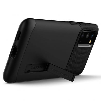 Spigen Slim Armor Case - хибриден кейс с отделение за кр. карти и най-висока степен на защита за Samsung Galaxy S20 (черен) 5