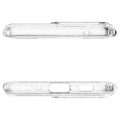 Spigen Liquid Crystal Glitter Case - тънък качествен силиконов (TPU) калъф за Samsung Galaxy S20 Ultra (прозрачен)  8