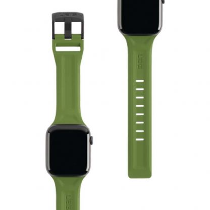 Urban Armor Gear Scout Strap - изключително здрава силиконова каишка за Apple Watch 42мм, 44мм (зелен) 2