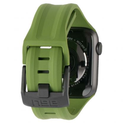 Urban Armor Gear Scout Strap - изключително здрава силиконова каишка за Apple Watch 42мм, 44мм (зелен) 3