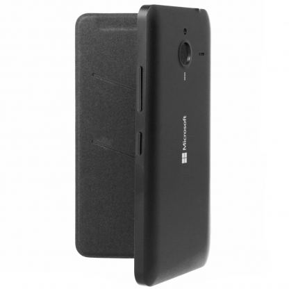 Microsoft Flip Cover CC-3090 - оригинален кожен кейс за Microsoft Lumia 640 XL (черен) 3