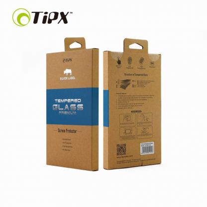 TIPX Tempered Glass Protector - калено стъклено защитно покритие за дисплея на Samsung Galaxy S6 Edge Plus (черен) 2