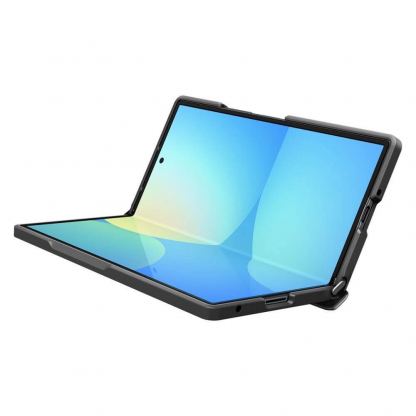 Хибриден кейс с най-висока степен на защита с Qi2 за Samsung Galaxy Z Fold8 Ultra - Spigen MagFit Qi2 Slim Armor Pro Case (черен) 3