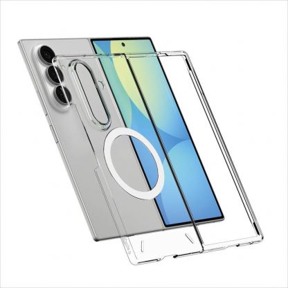 Качествен поликарбонатов кейс с Qi2 за Samsung Galaxy Z Fold8 Ultra - Spigen AirSkin MagFit Qi2 Case (прозрачен) 3