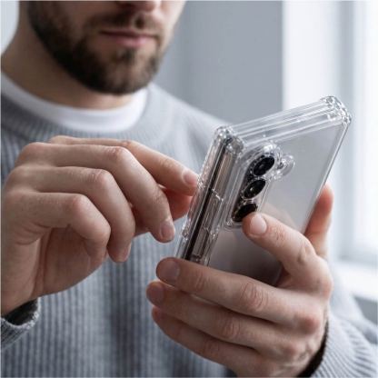 Хибриден удароустойчив кейс за Samsung Galaxy Z Fold8 Ultra - Tech-Protect Flexair Hybrid Case (прозрачен) 4