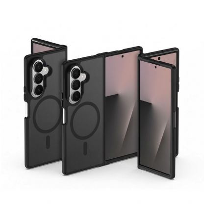 Хибриден удароустойчив кейс с MagSafe за Samsung Galaxy Z Fold7, Galaxy Z Fold8 Ultra - Tech-Protect MagMat MagSafe Case (черен-мат) 3