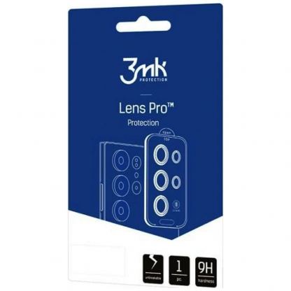Предпазни стъклени лещи за камерата на Samsung Galaxy Z Fold8 Ultra - 3MK Lens Pro Tempered Glass Lens Protector (черен) 2